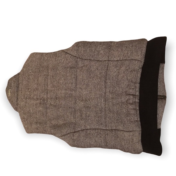 TALULA Aritzia Brown Gold Italian WOOL Quilted PUFFER VEST! 🍂 - Picture 5 of 13